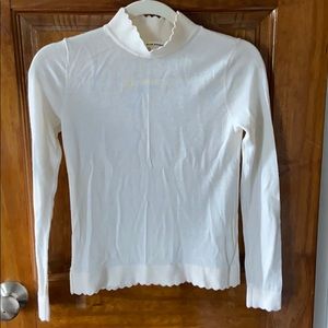 Scalloped Club Monaco sweater